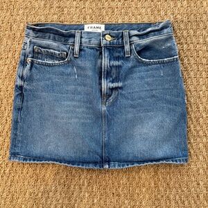 Frame Denim Le Mini Skirt. Color: Majorelle. Size 26. Excellent Condition.